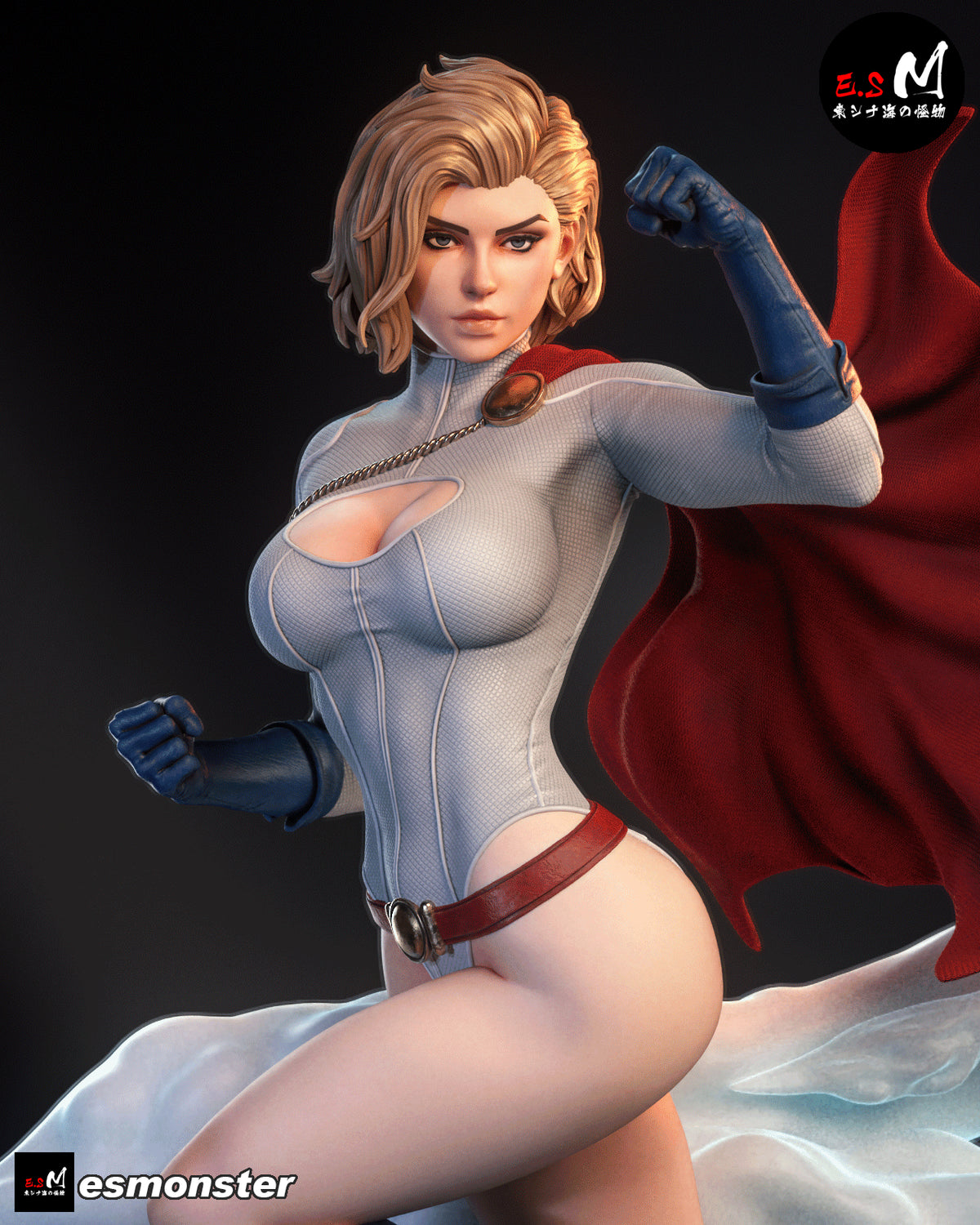 Alien Hero Survivor Adult Pinup 3D ABS Resin Model