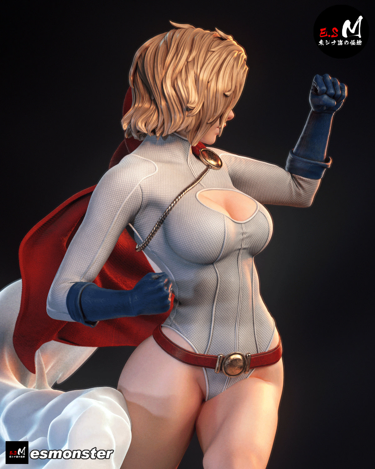 Alien Hero Survivor Adult Pinup 3D ABS Resin Model