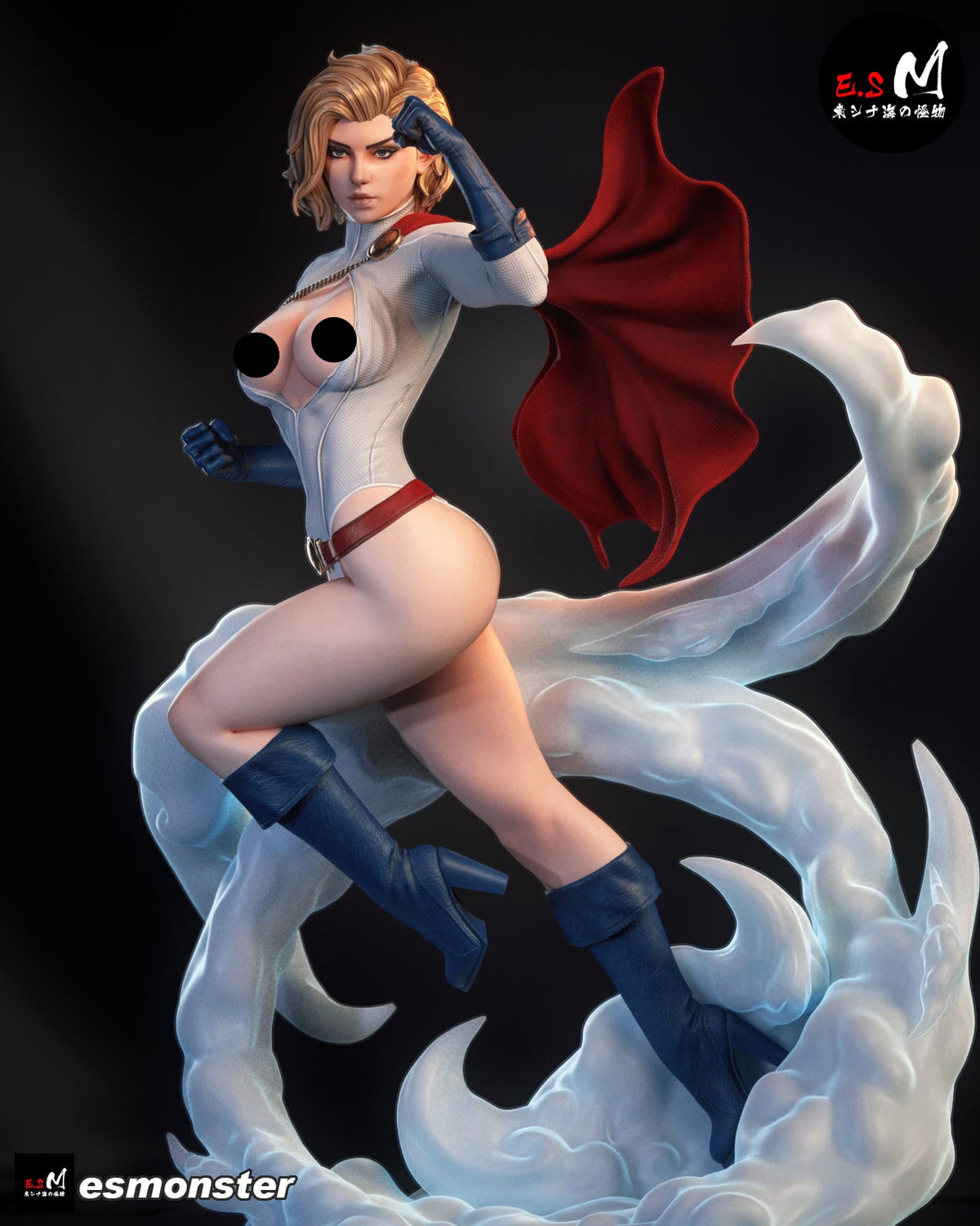 Alien Hero Survivor Adult Pinup 3D ABS Resin Model