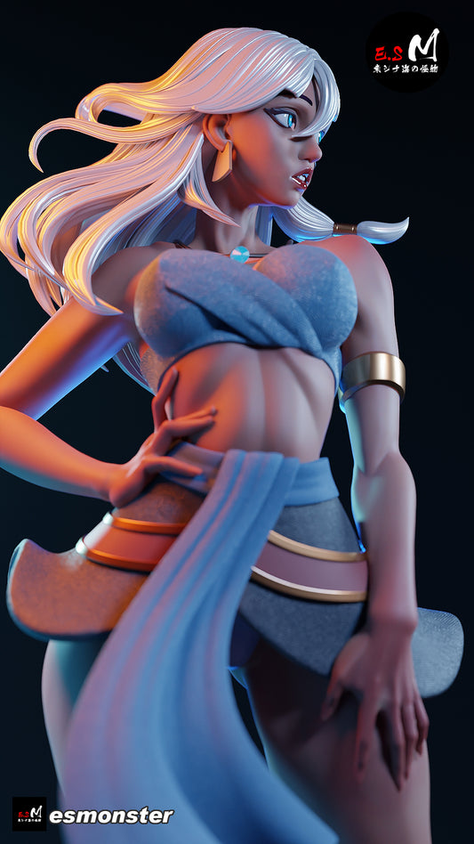Lost Princess Adult Pinup 3D ABS Resin Model