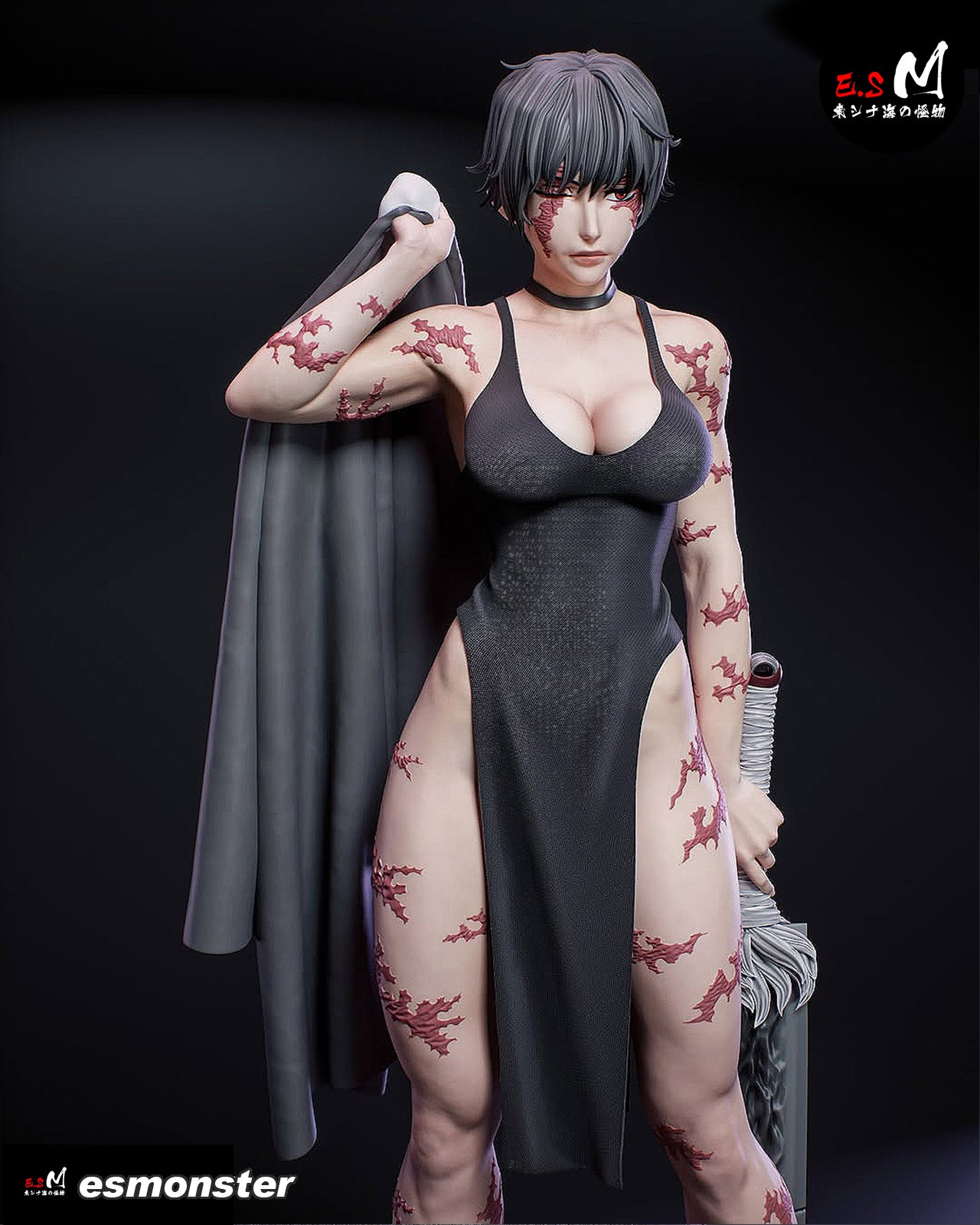 Sorceress Adult Pinup 3D Resin Model
