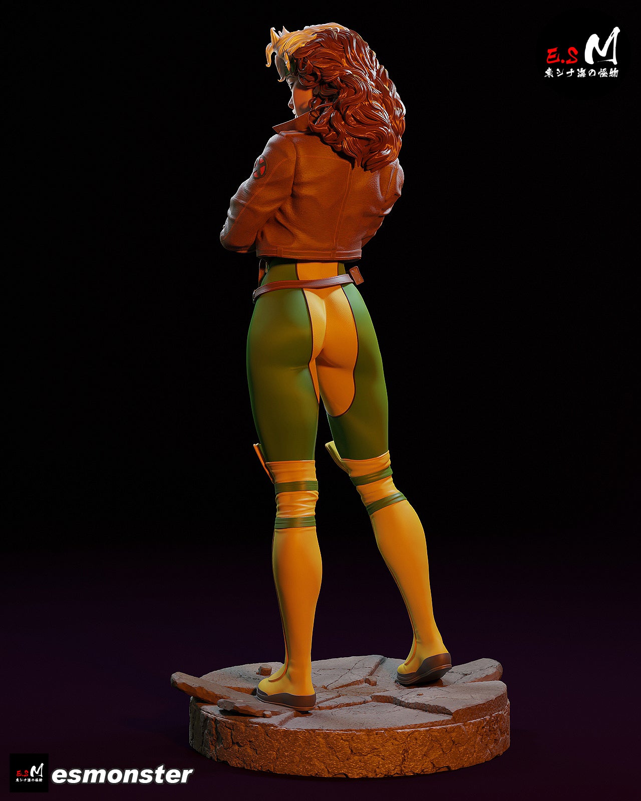 Southern Hero Pinup 3D Resin Model