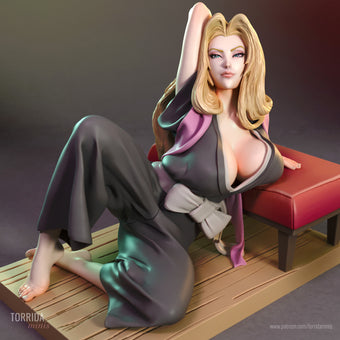Ninja Trainer Adult 3D Resin Figurine Model Kit