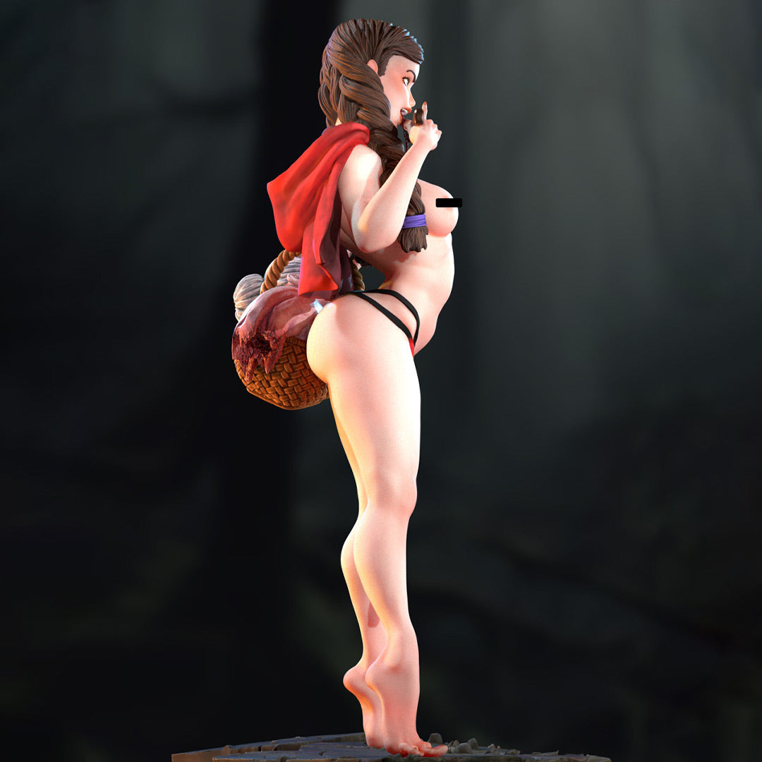 Red Riding Hood Pinup by SiryllArt Adult 3D ABS Resin Figurine Model Kit