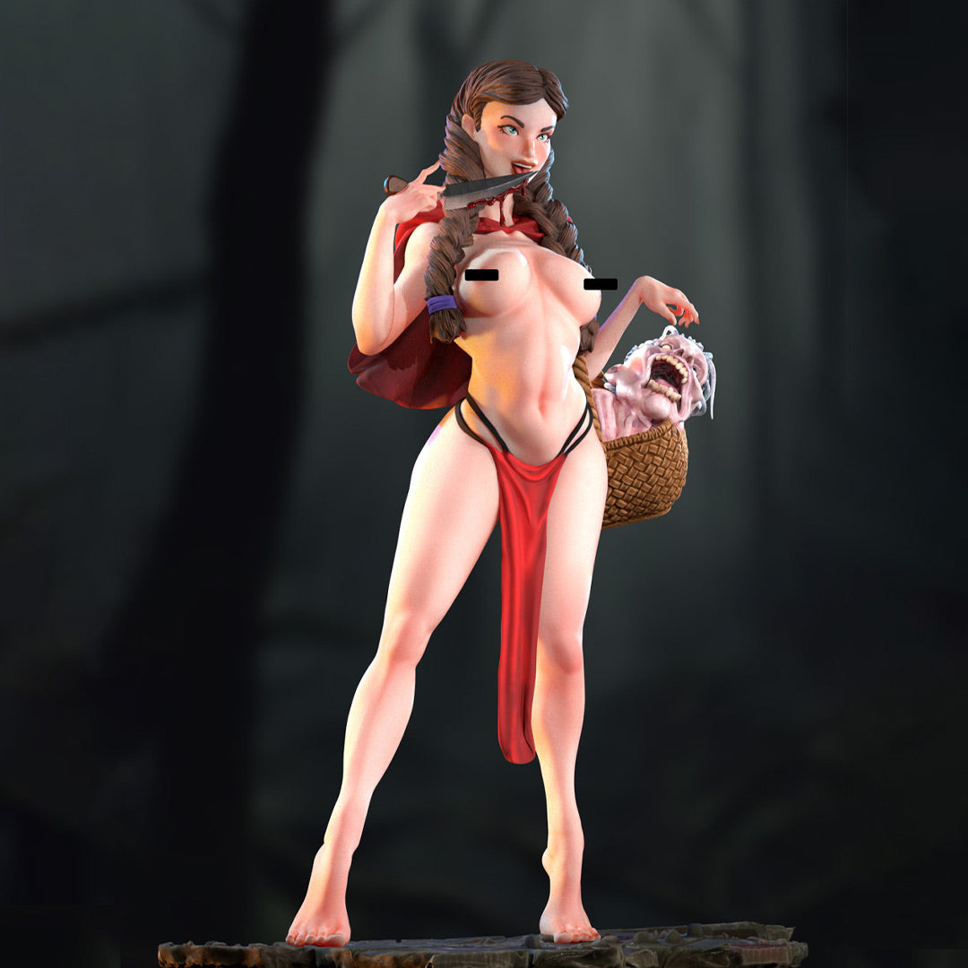 Red Riding Hood Pinup by SiryllArt Adult 3D ABS Resin Figurine Model Kit