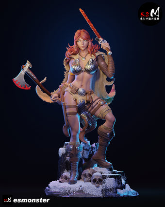 Barbarian Warrior Adult Pinup 3D Resin Model