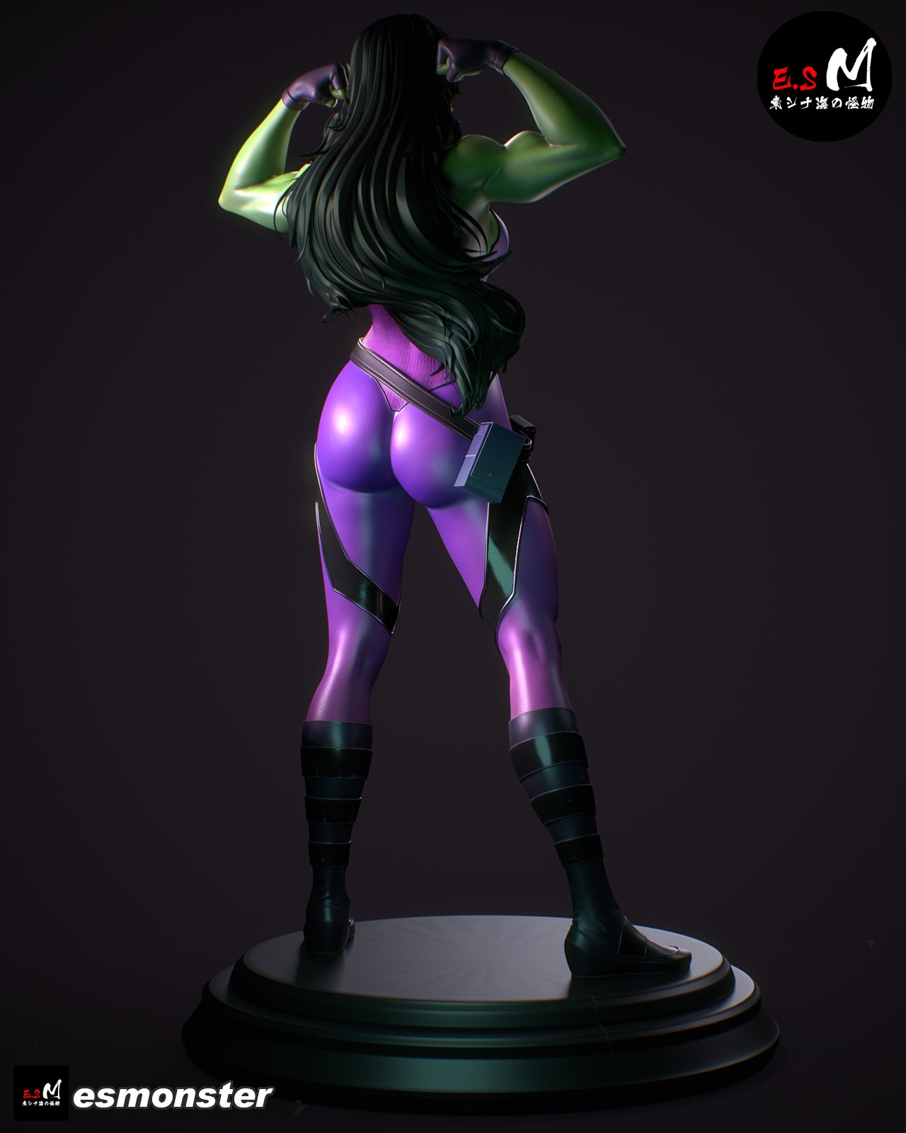 Lawyer Hero Pinup 3D Resin Model