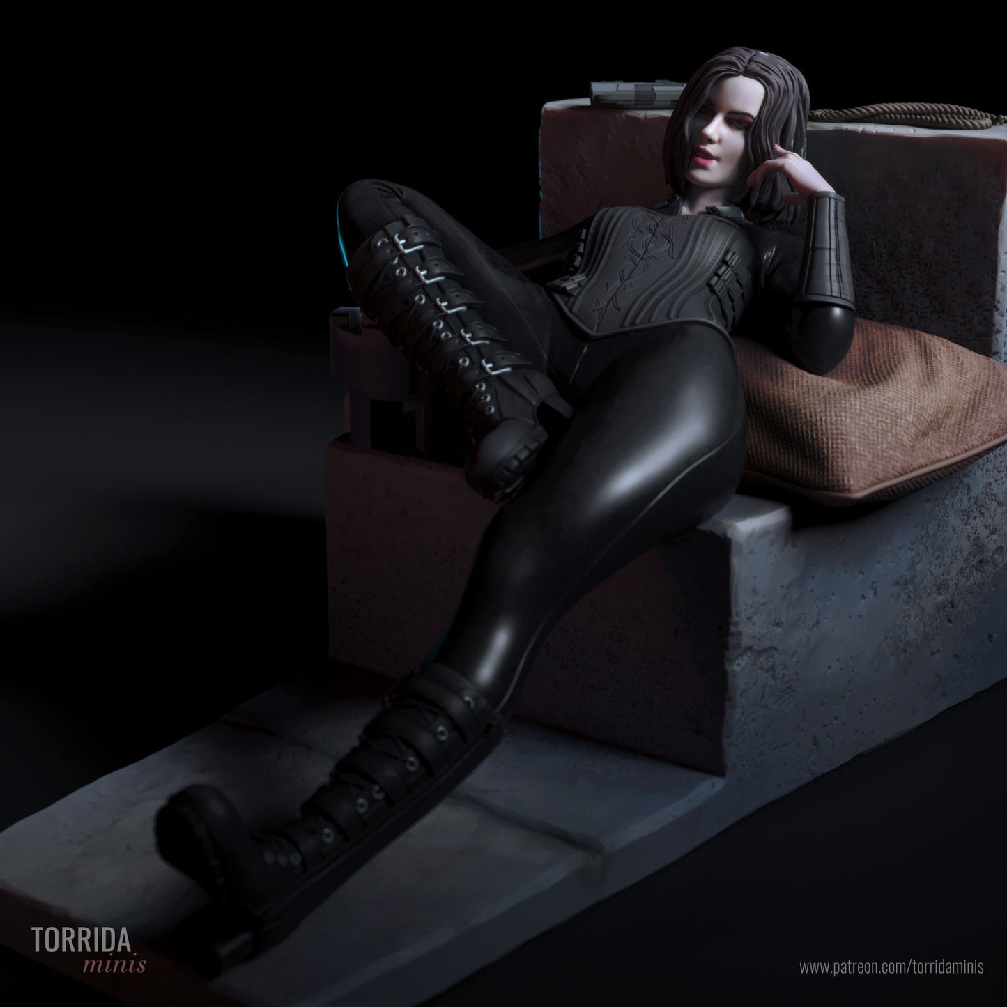 Vampire Enforcer Adult 3D Resin Figurine Model Kit