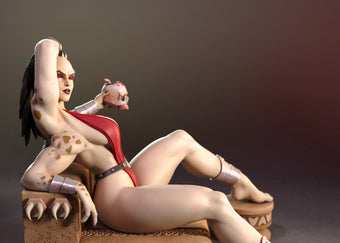 Demon Queen Adult 3D Resin Figurine Model Kit