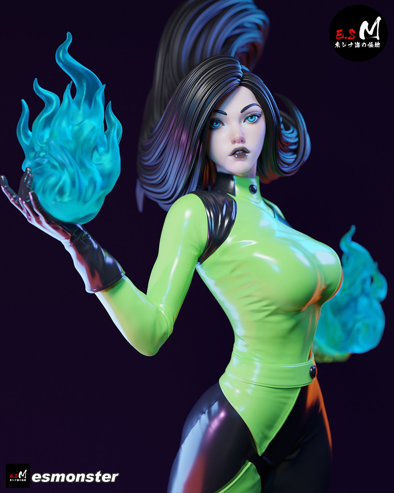 Mercenary Villain Adult Pinup 3D Resin Model
