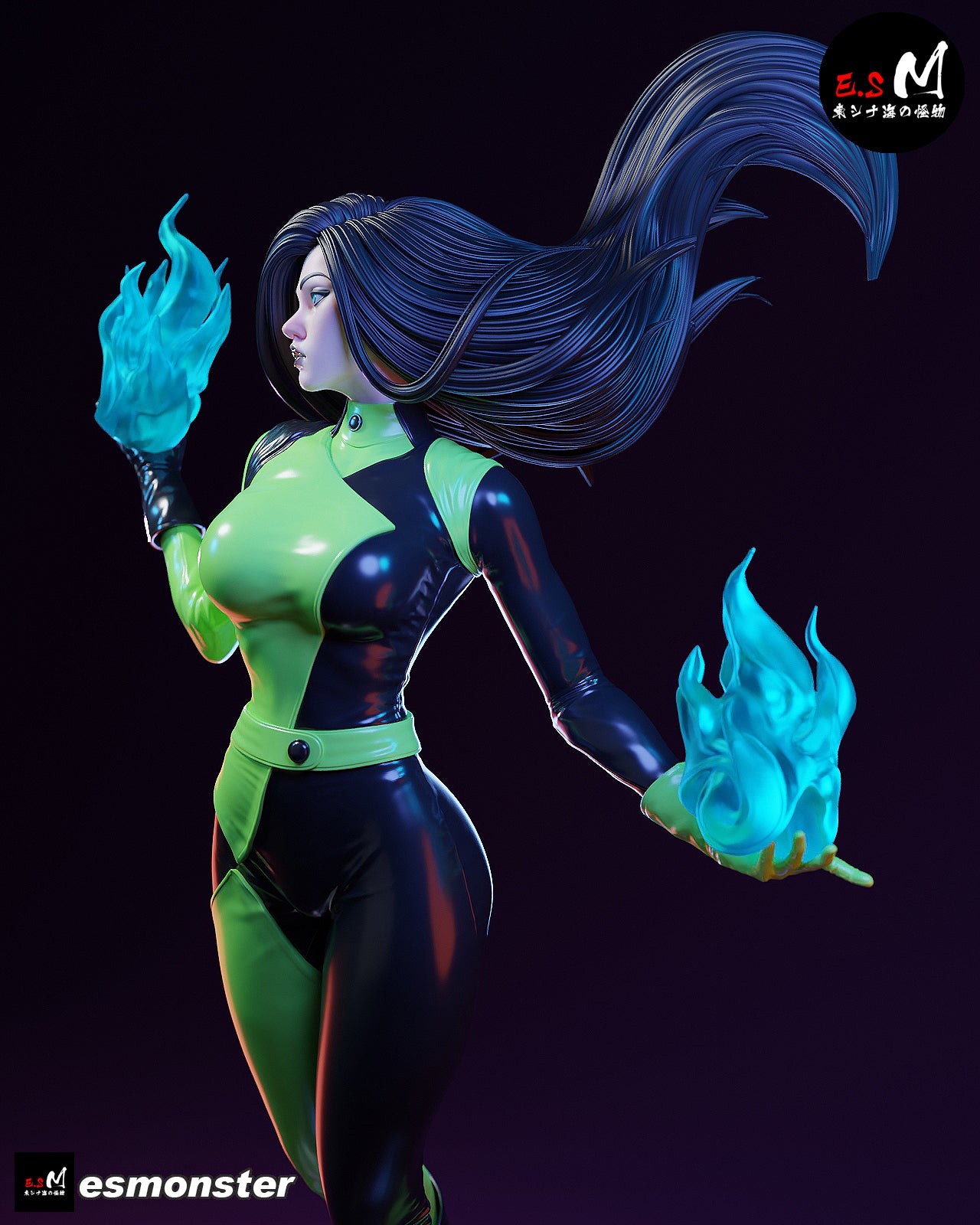 Mercenary Villain Adult Pinup 3D Resin Model