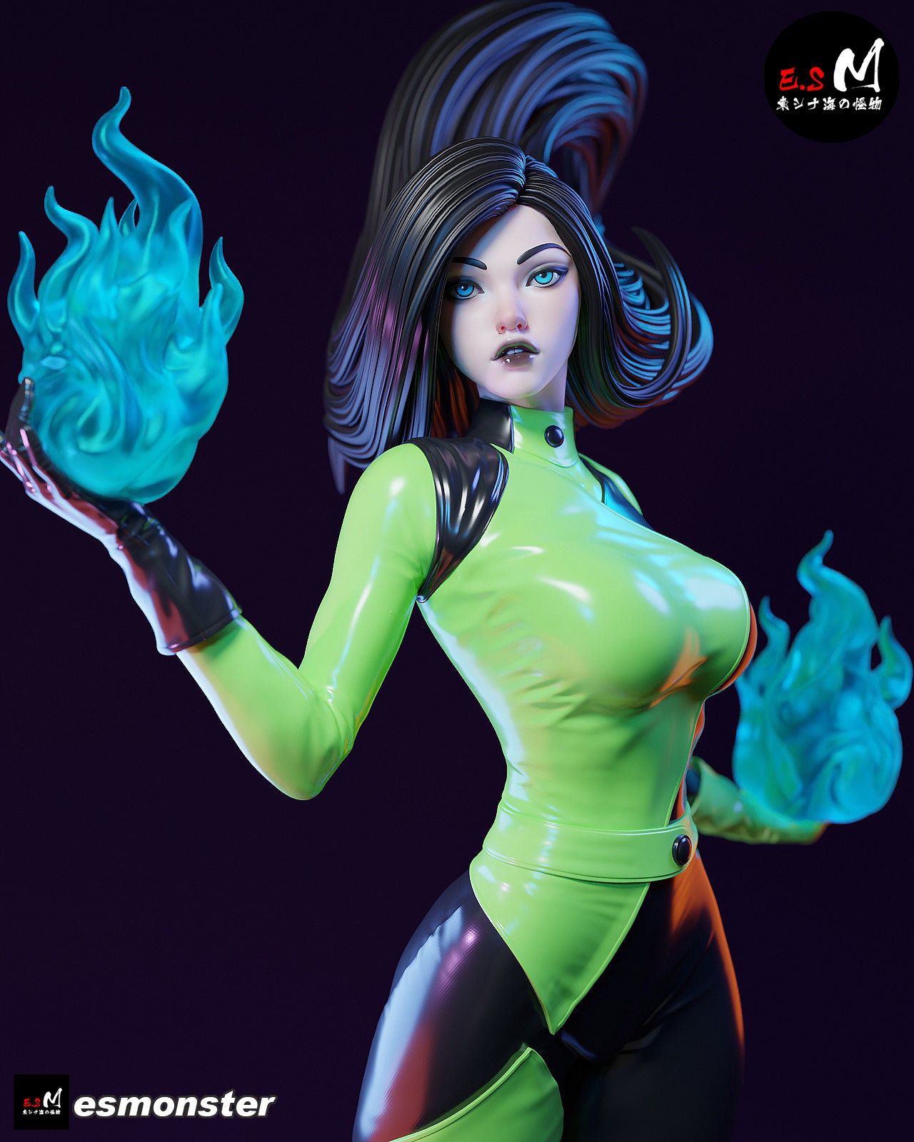 Mercenary Villain Adult Pinup 3D Resin Model
