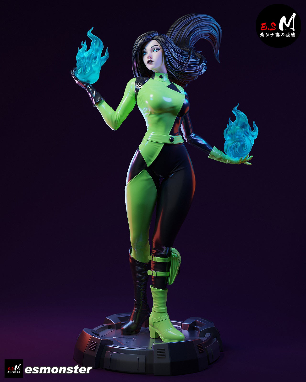 Mercenary Villain Adult Pinup 3D Resin Model