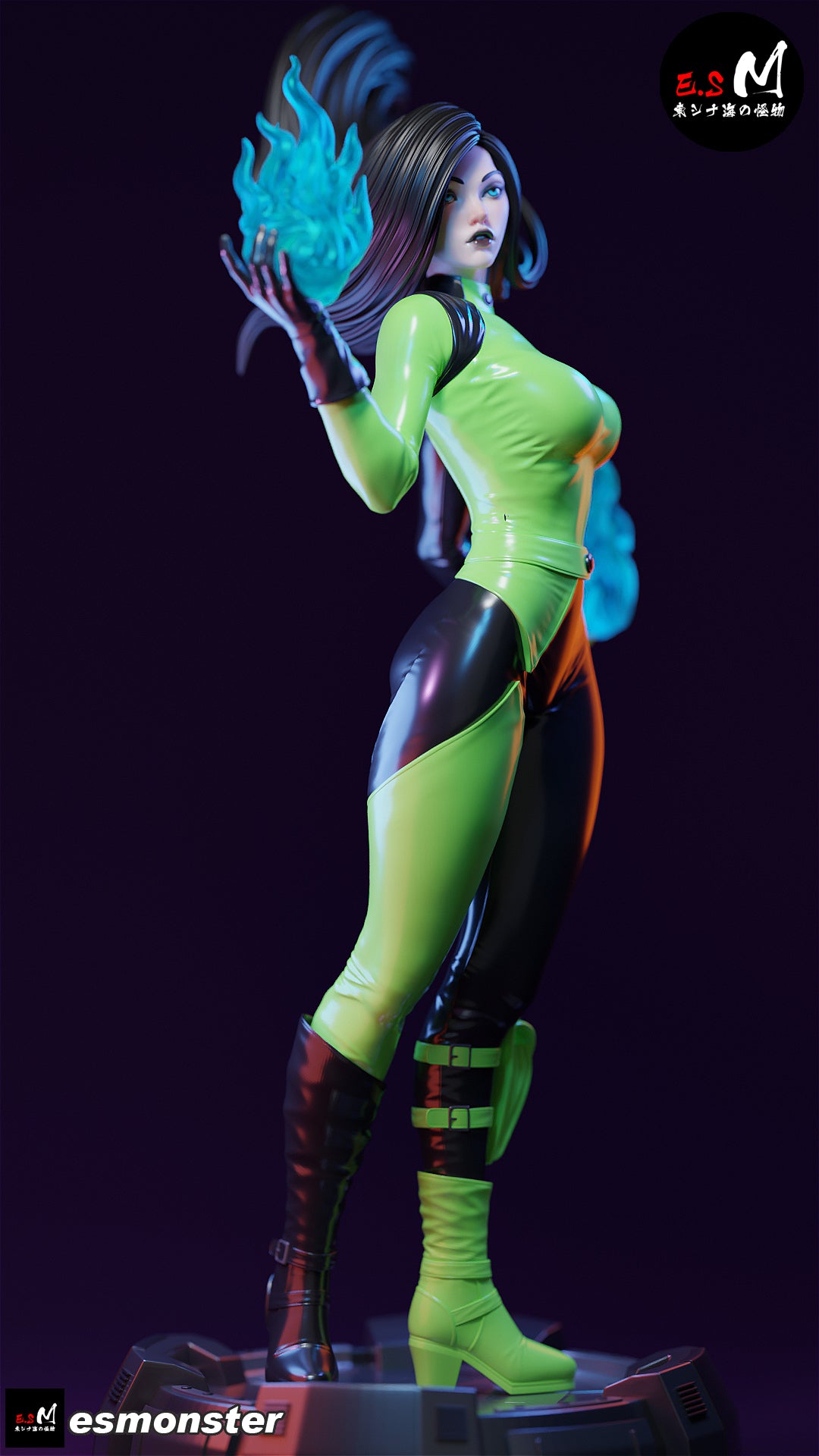 Mercenary Villain Adult Pinup 3D Resin Model