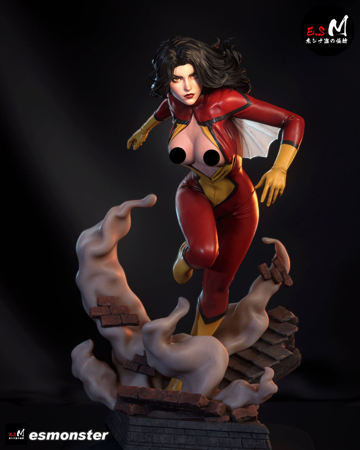 Private Investigator Adult Pinup 3D ABS Resin Model