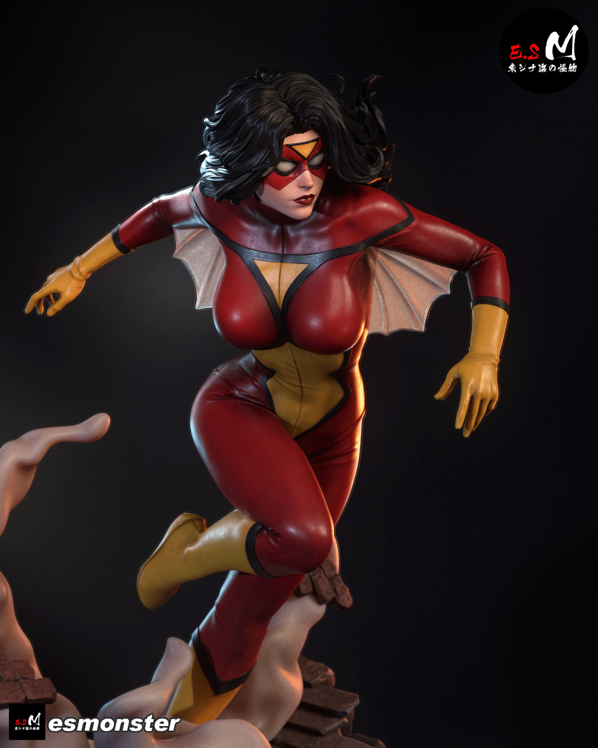 Private Investigator Adult Pinup 3D ABS Resin Model