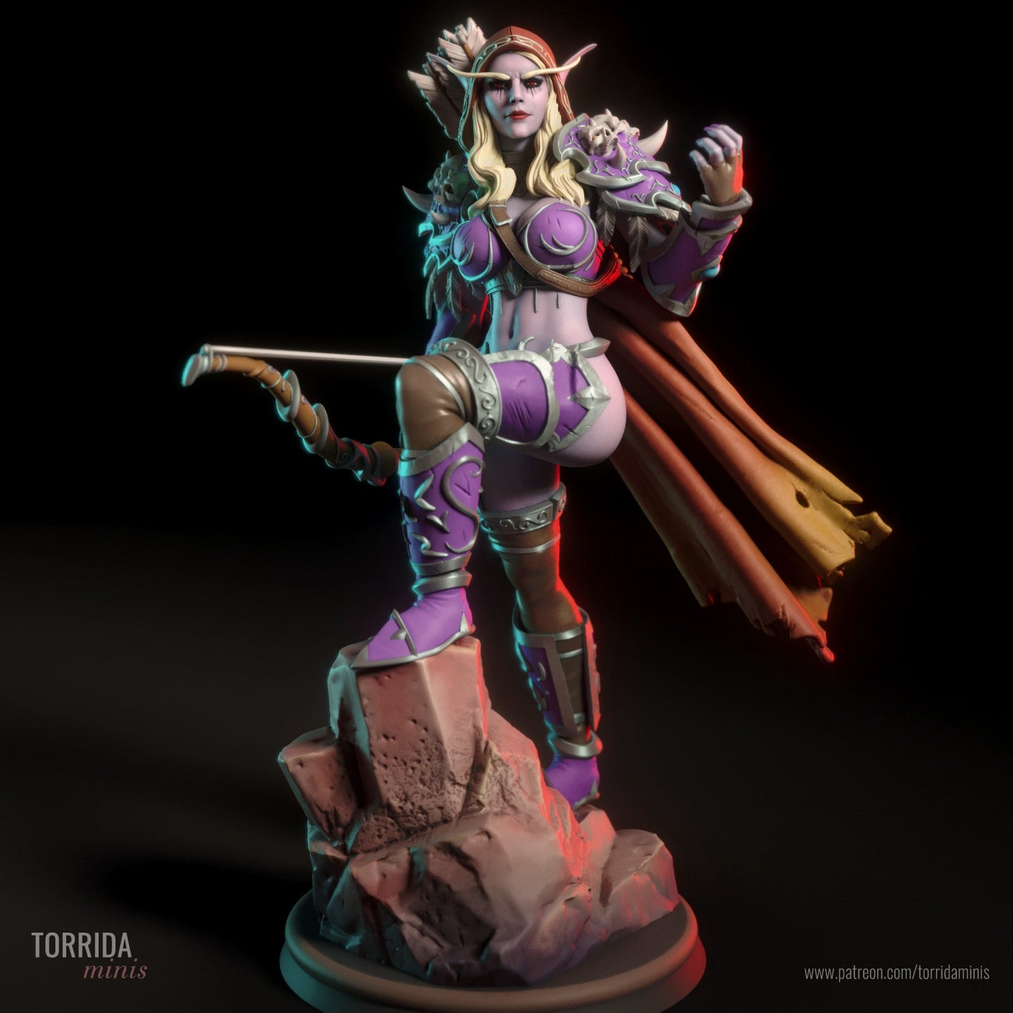 Dark Lady Adult 3D Resin Figurine Model Kit