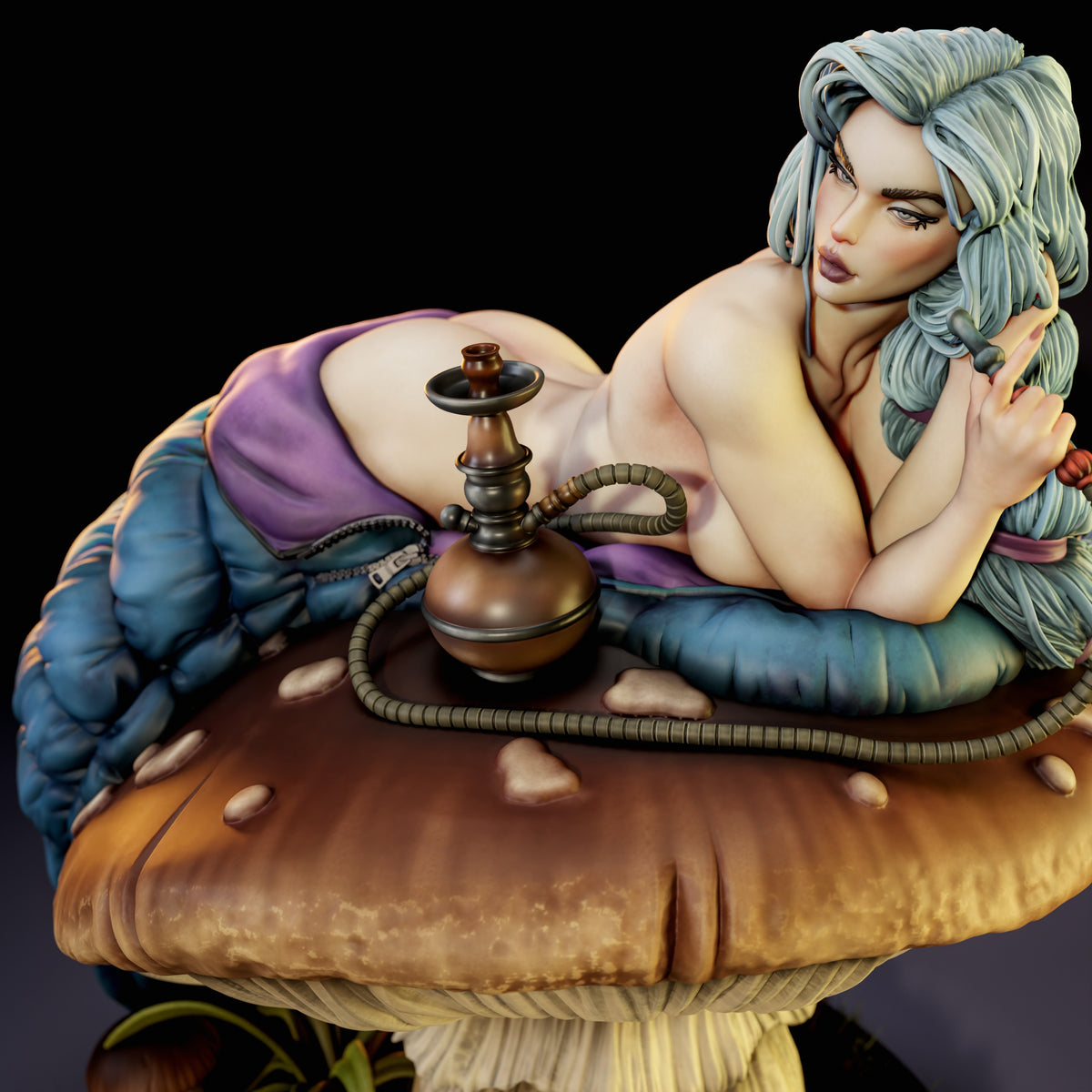 Caterpillar Pinup by SiryllArt Adult 3D ABS Resin Figurine Model Kit
