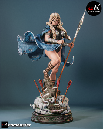Valkyrie Adult Pinup 3D Resin Model