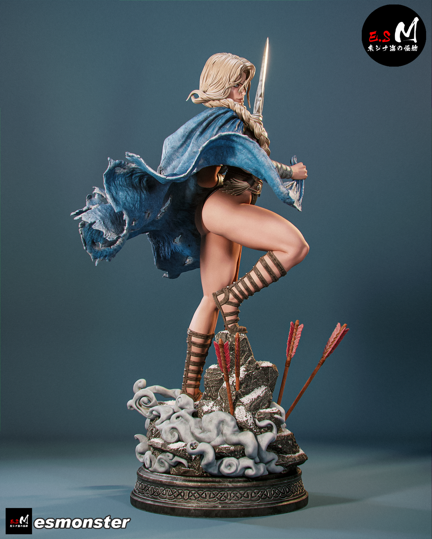 Valkyrie Adult Pinup 3D Resin Model