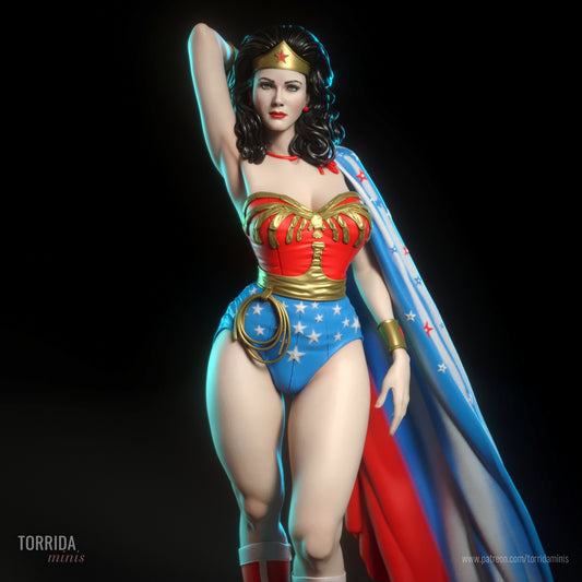 Amazon Warrior Pinup Adult 3D Resin Figurine Model Kit