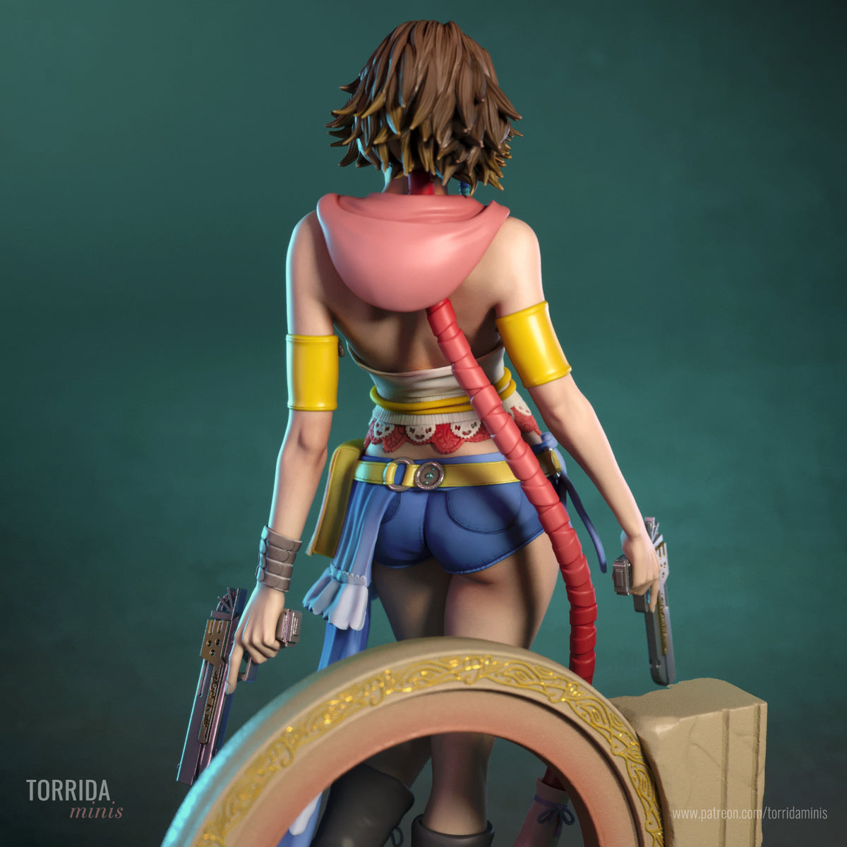 Pop Singer Sorceress Pinup Adult 3D ABS Resin Figurine Model Kit