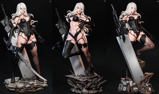 Android A Warrior Adult Pinup 3D Resin Model