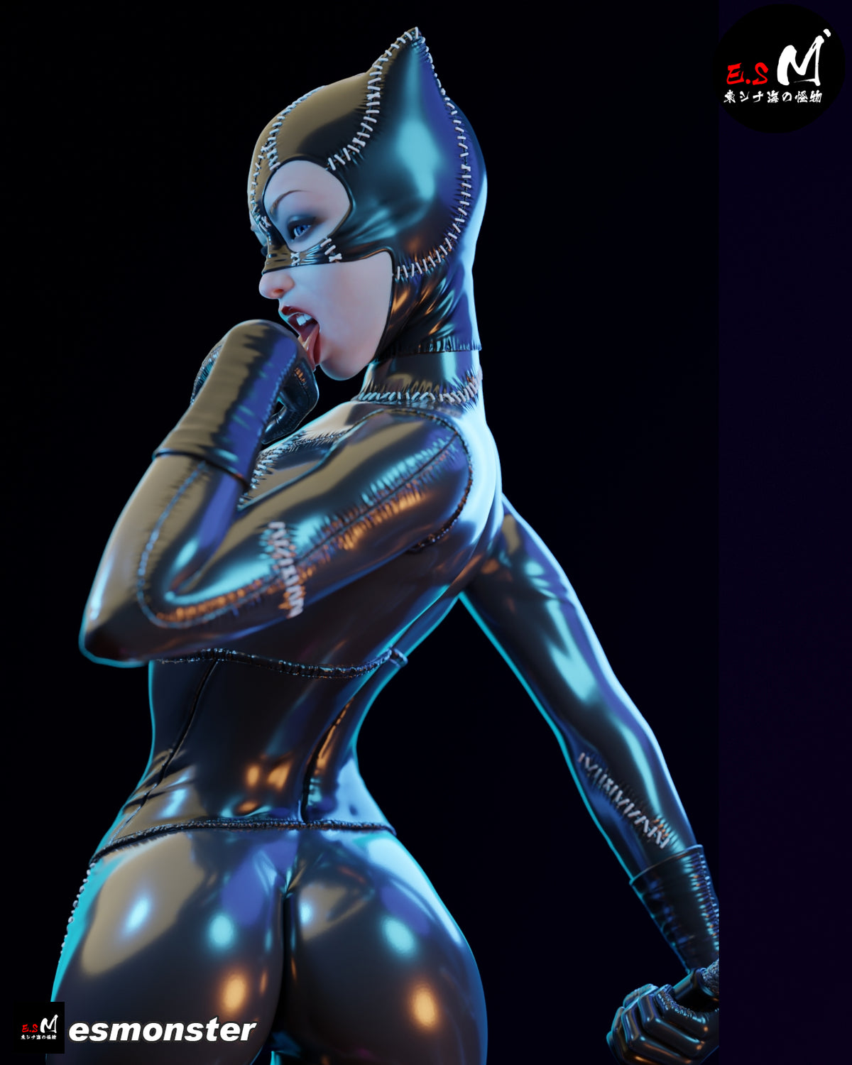 Cat Burglar Adult Pinup 3D ABS Resin Model