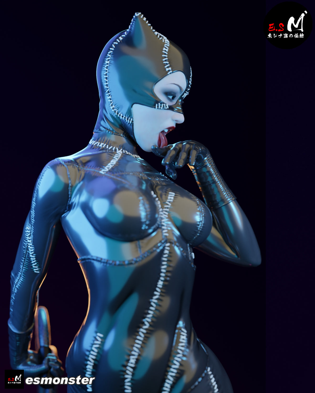Cat Burglar Adult Pinup 3D ABS Resin Model