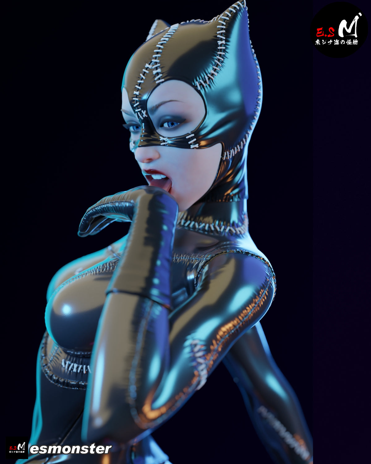Cat Burglar Adult Pinup 3D ABS Resin Model