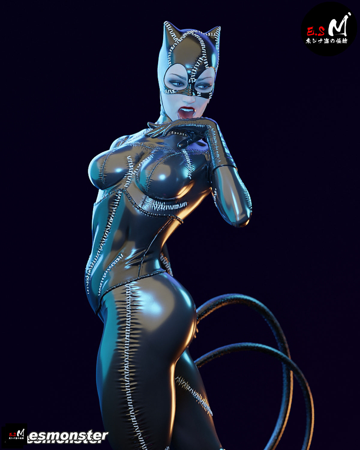 Cat Burglar Adult Pinup 3D ABS Resin Model