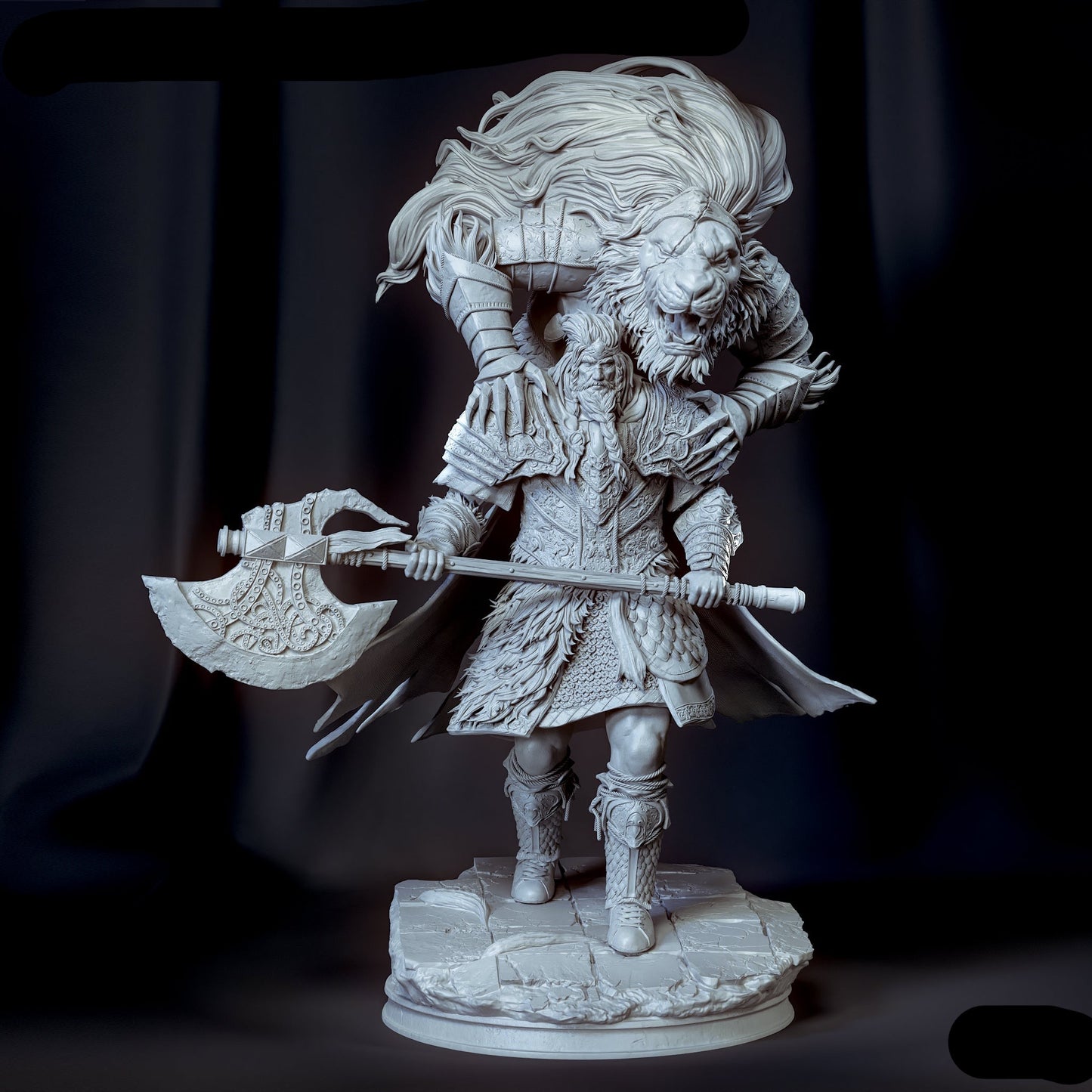 Chieftain of the Barrens 3D Resin Model kit