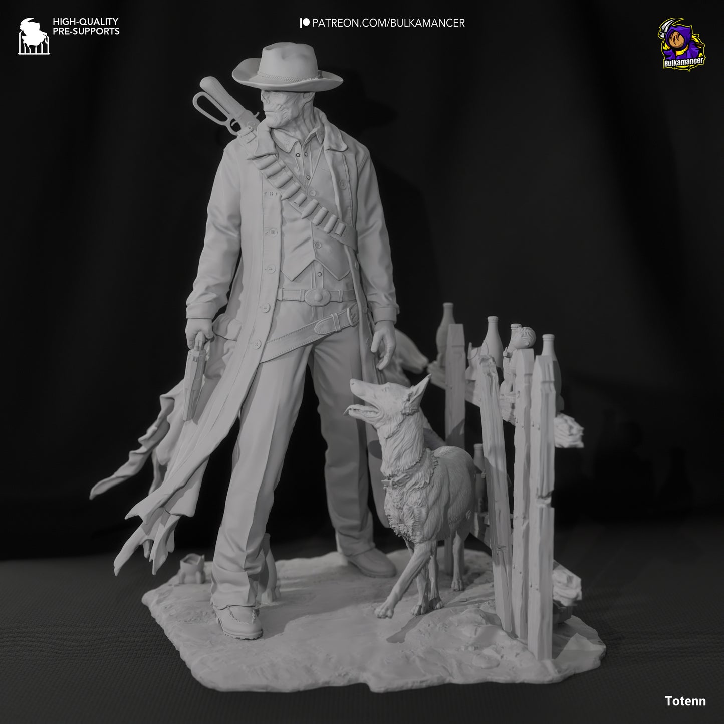 Undead Bounty Hunter 3D Resin Model kit