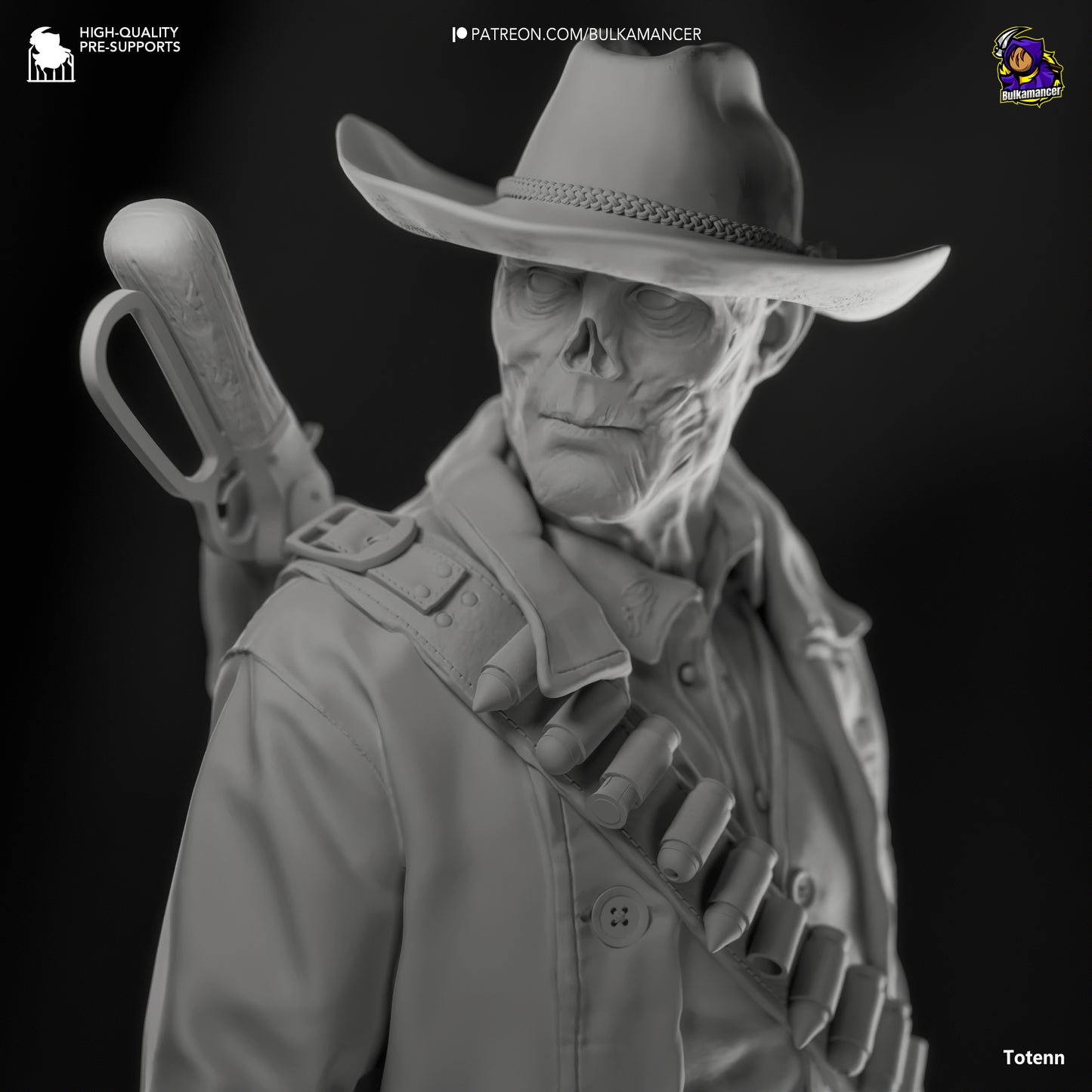 Undead Bounty Hunter 3D Resin Model kit