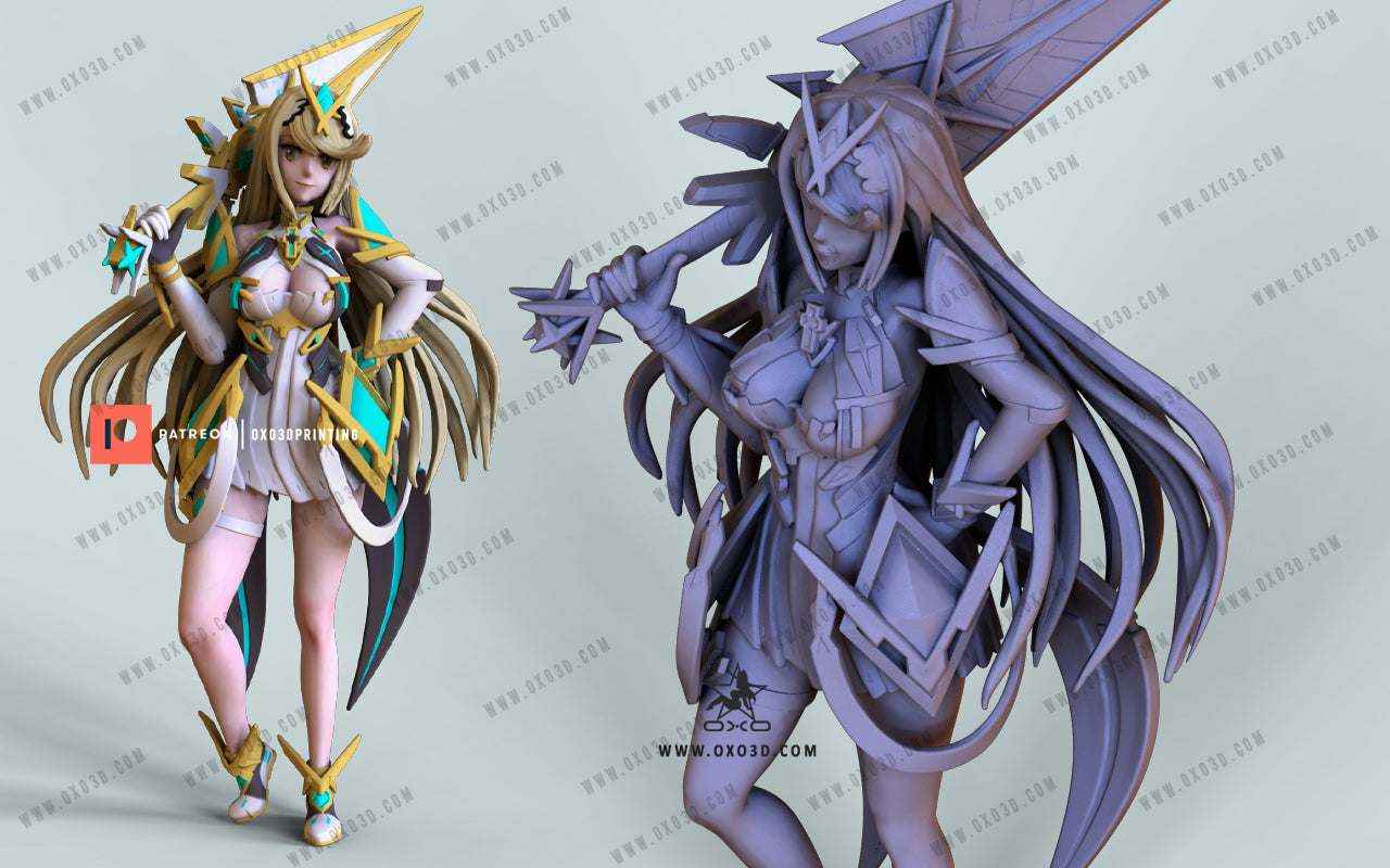 Light Warrior Adult 3D Resin Figurine Model Kit