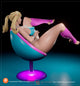 Sexy Gamer Girl #4 Pinup 3D Resin Figurine Kit Adult Collectable