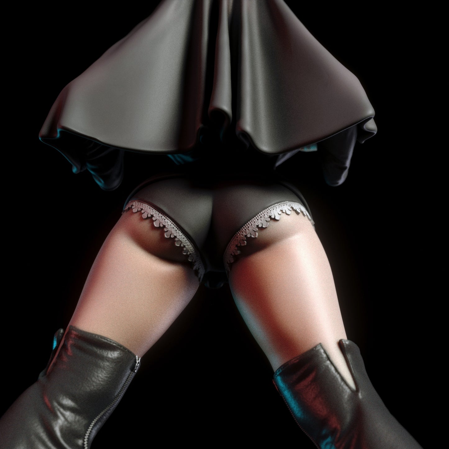 Naughty Nun 3D Resin Figurine Model Kit