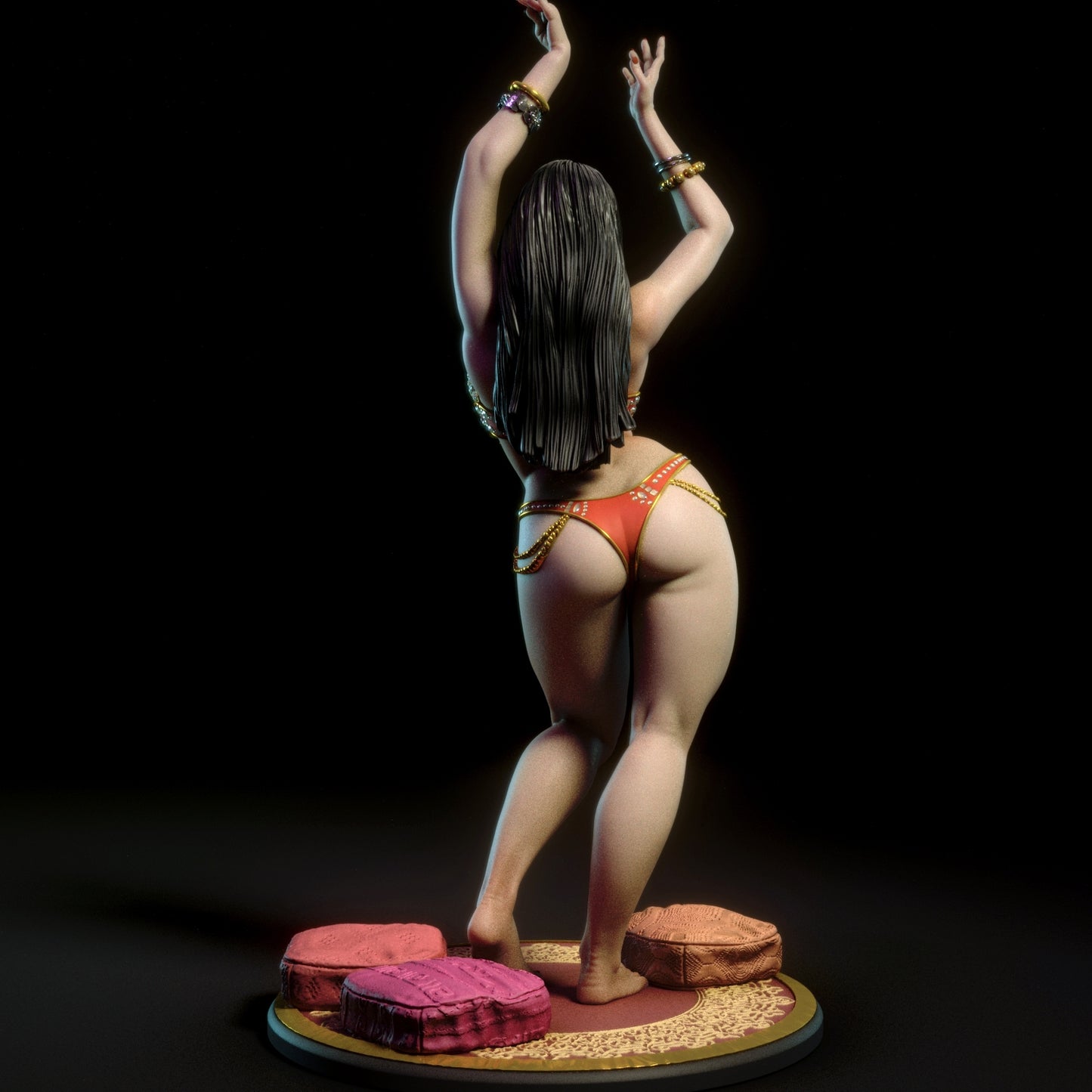 Belly Dancer 3D Resin Figurine Model Kit