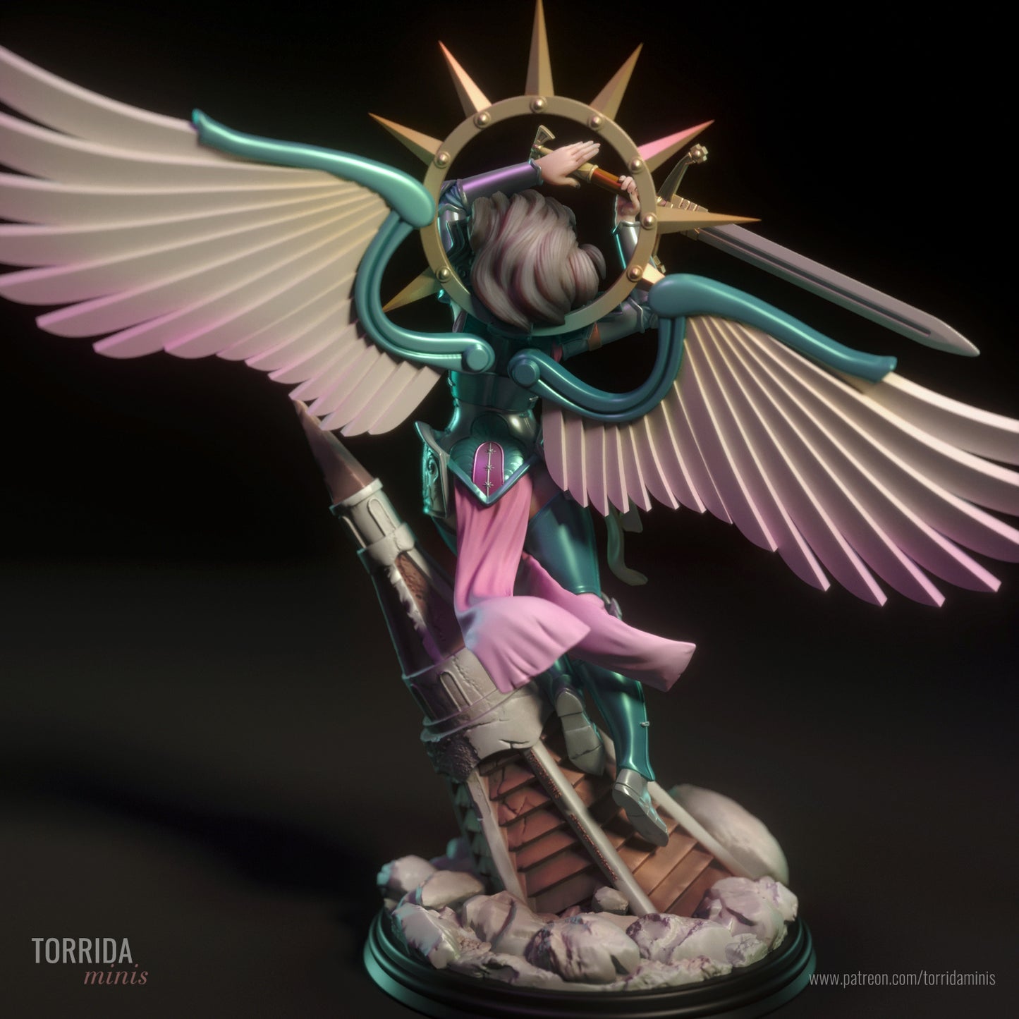 Battle Angel Adult 3D Resin Figurine Model Kit