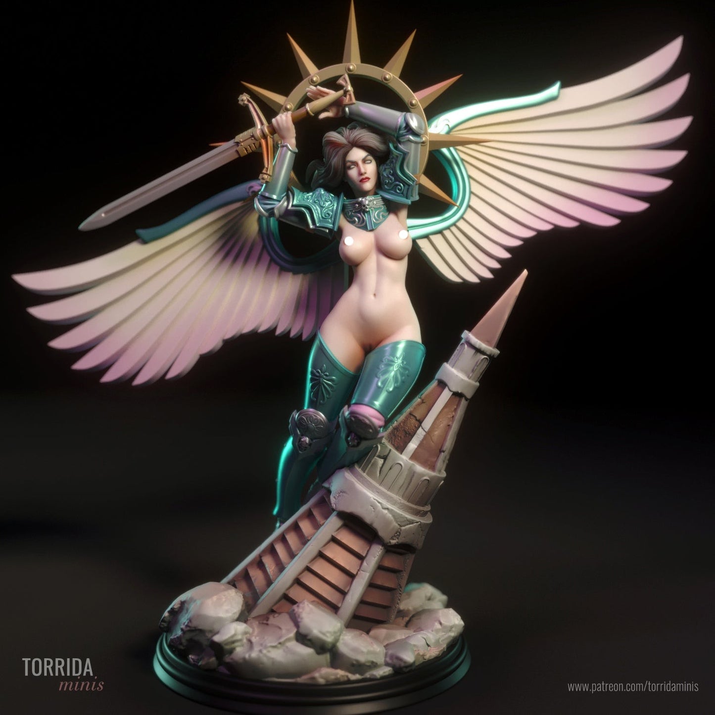 Battle Angel Adult 3D Resin Figurine Model Kit