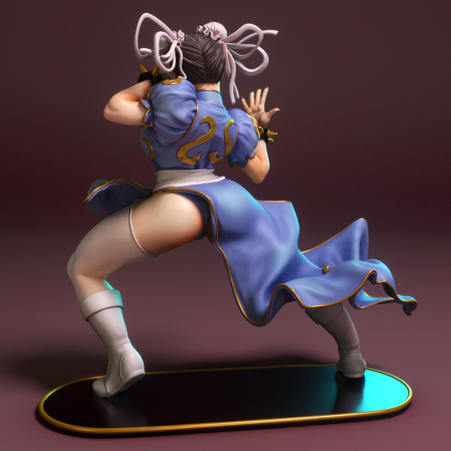 Sexy Fighter Adult Pinup 3D Resin Figurine Model Kit