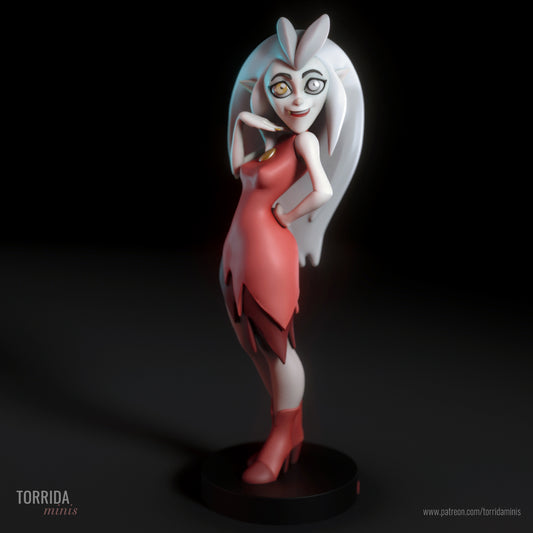 Rebellious Witch 3D Printed Figurine Model Kit