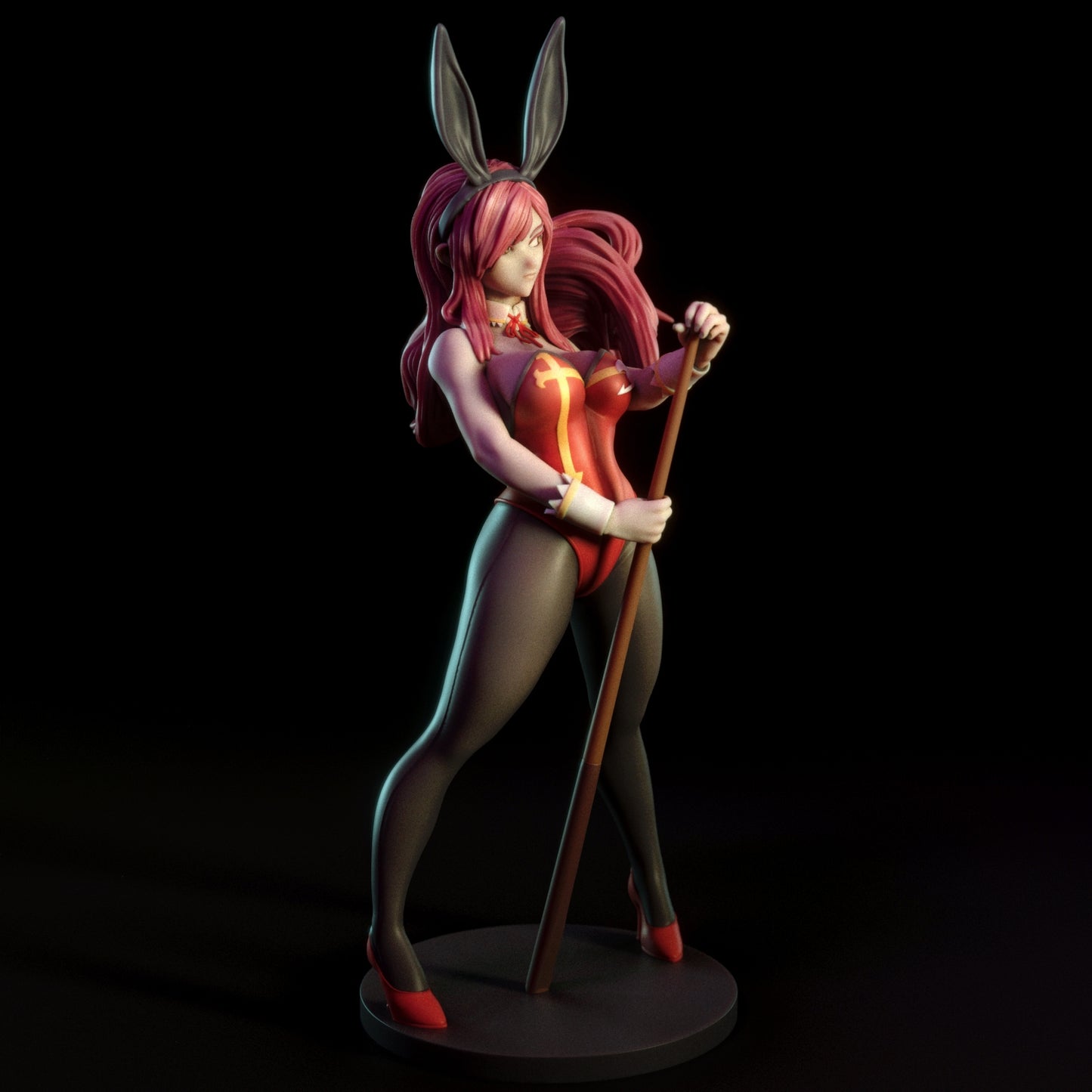 Powerful Wizard Bunny Adult 3D Resin Figurine Model Kit