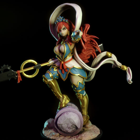 Scarlet Warrior in Armor Adult 3D Resin Figurine Model Kit