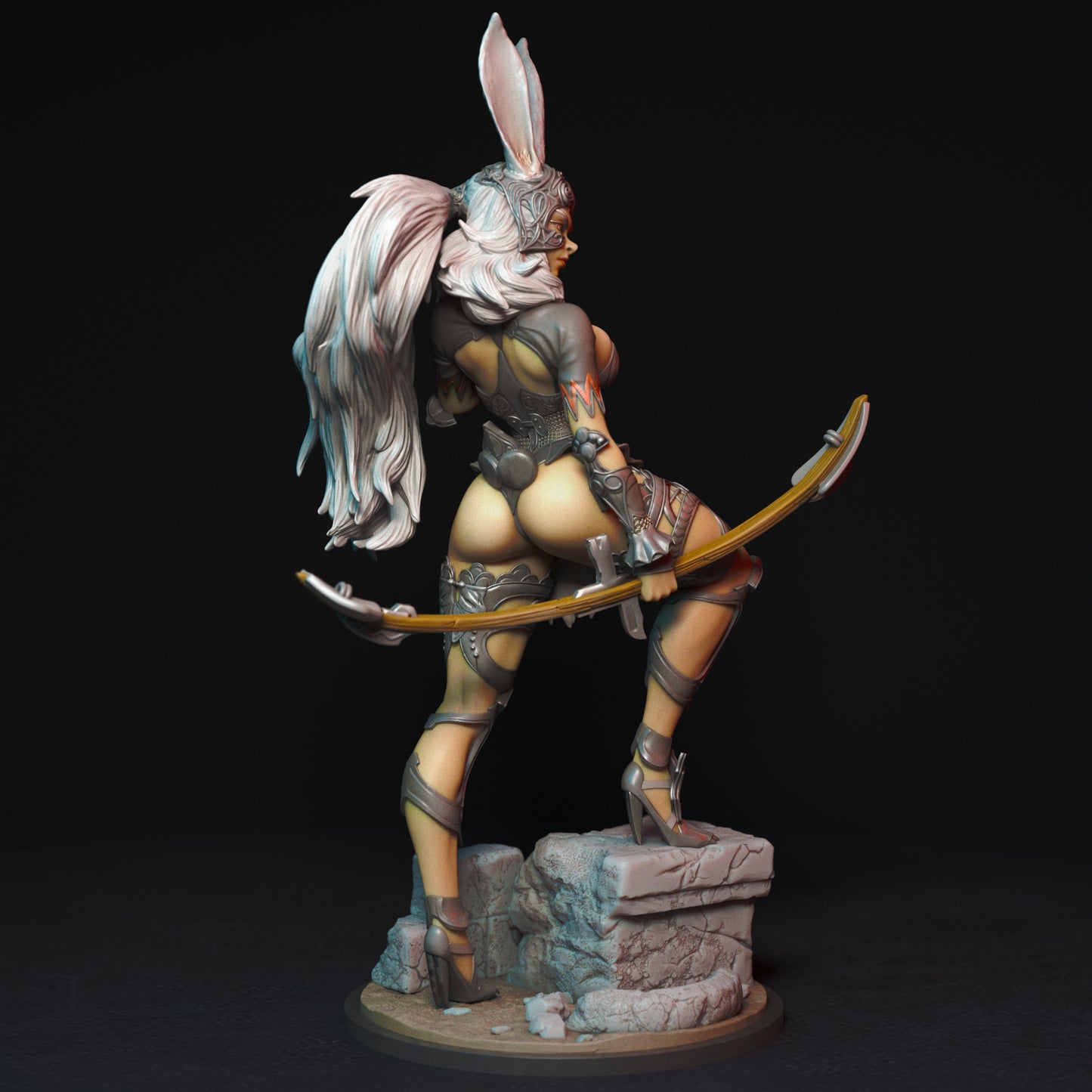 Sexy Huntress Adult 3D Resin Figurine Model Kit