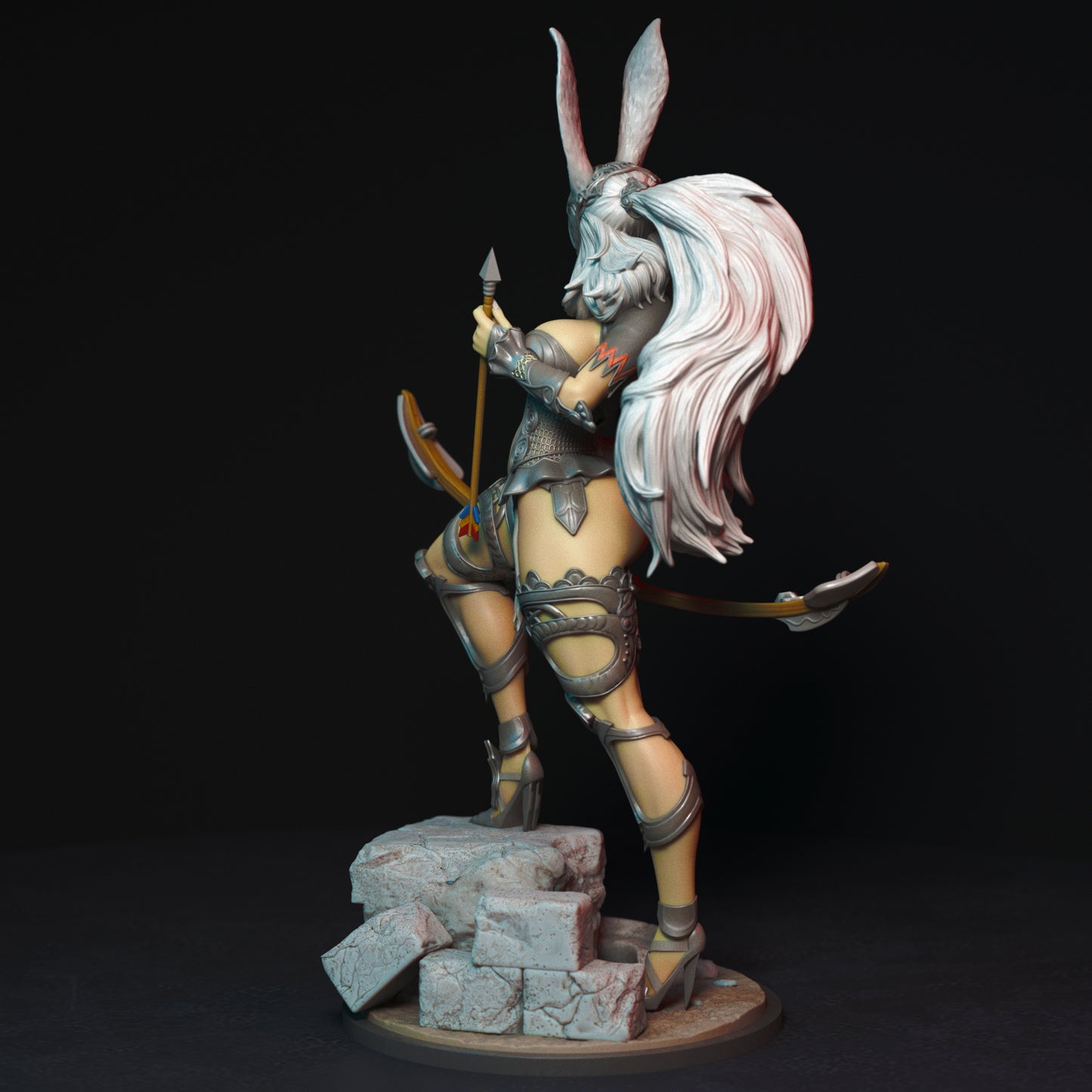 Sexy Huntress Adult 3D Resin Figurine Model Kit