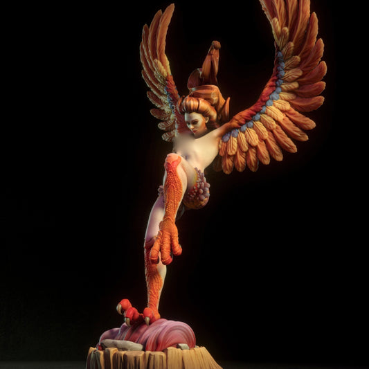 Harpy Adult 3D Resin Figurine Model Kit