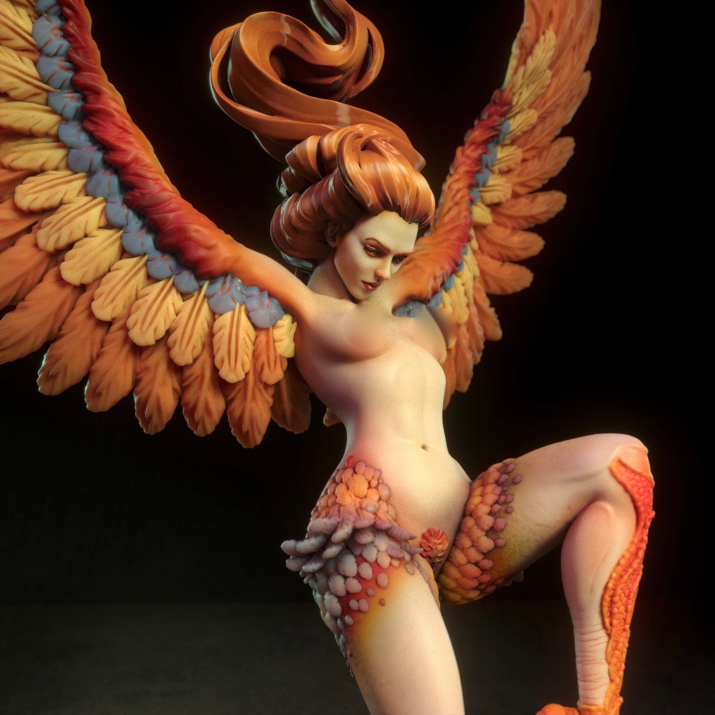 Harpy Adult 3D Resin Figurine Model Kit