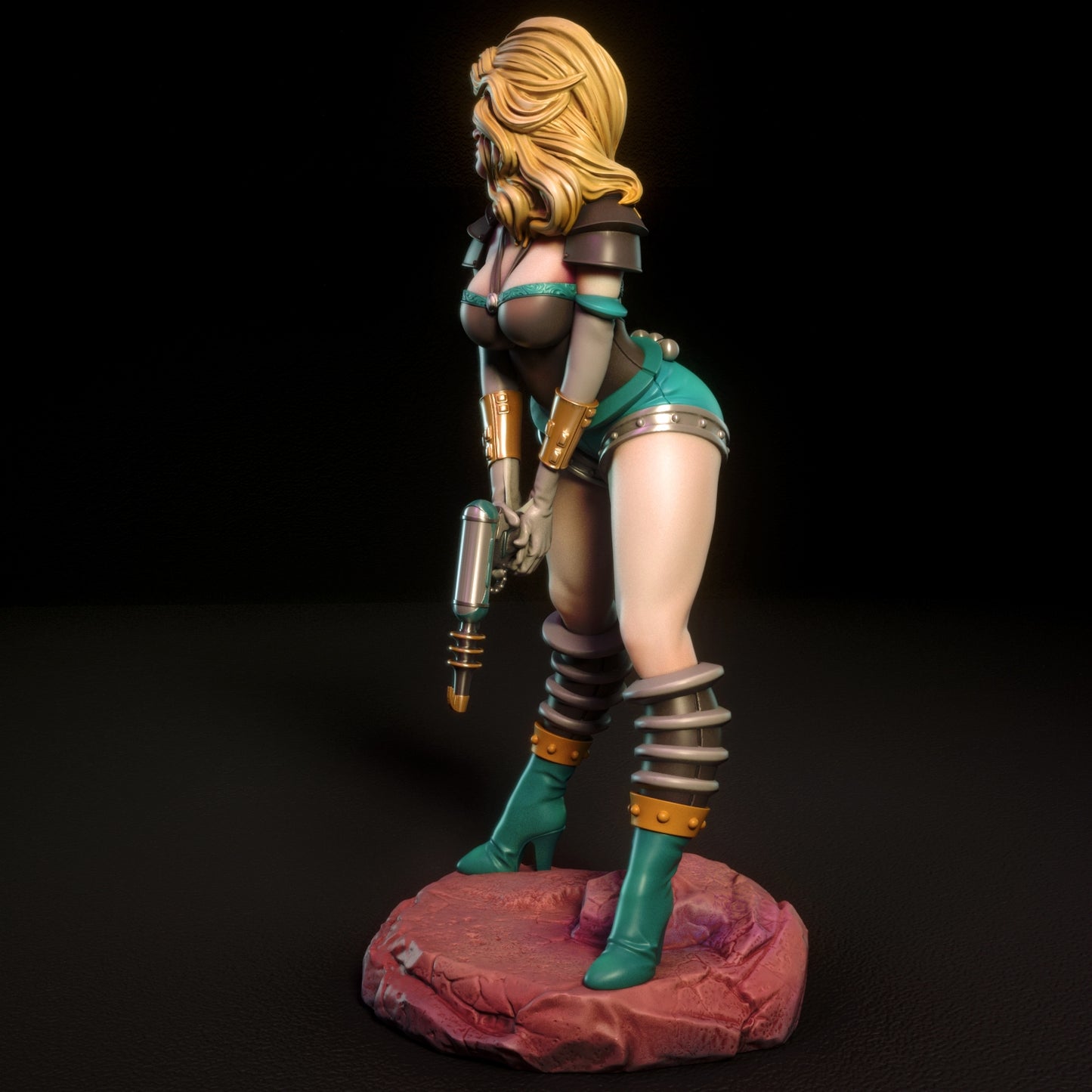 Sci-Fi Janet 3D Resin Figurine Model Kit