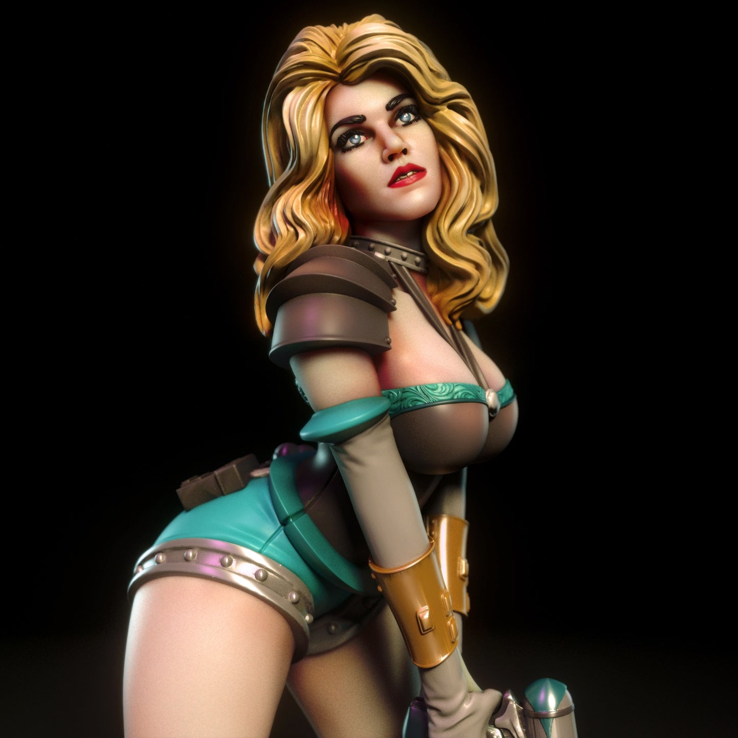 Sci-Fi Janet 3D Resin Figurine Model Kit